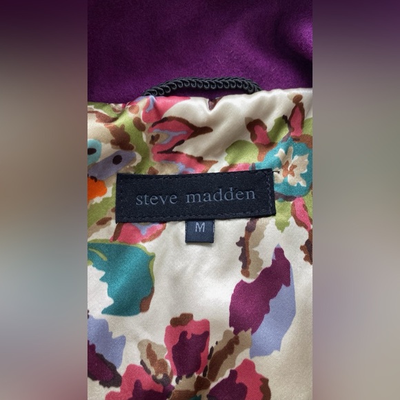 Steve Madden Purple Ruffle Jacket – Sz M - Picture 4 of 13